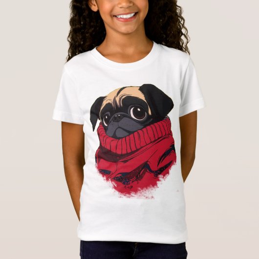 T-Shirt chiot mignon (Devant)