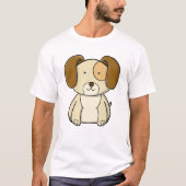 T-shirt Chiot mignon (Devant)