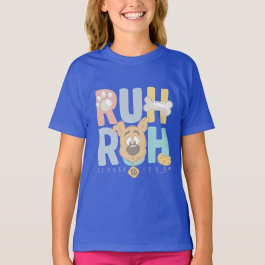 T-shirt Chiot Scooby-Doo "Ruh Roh" (Devant)