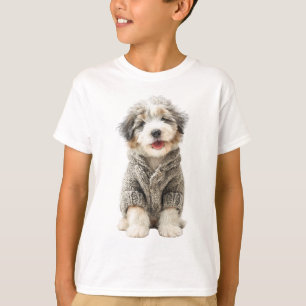 T-shirt Chiots au sourire en pull