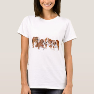 T-shirt Chiots Bouledogue Anglais