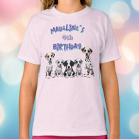 Chiots Dalmatiens Adorables Anniversaire Fille
