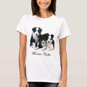 T-shirt Chiots de border collie