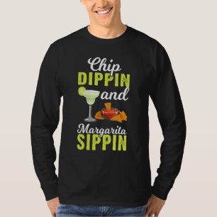 T-shirt Chip Chip Dippin Margarita de l'équipe de boisson