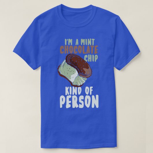 T-shirt Chip de chocolat à la menthe (Design devant)