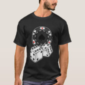 T-shirt Chip & Dice pour Poker (Devant)