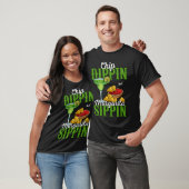 T-shirt Chip Dippin And Margarita Sippin (Unisexe)