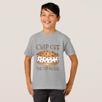 Chip du sandwich à la crème glacée de l'ancien blo