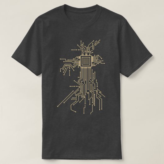 T-shirt Chip ordinateur (Design devant)