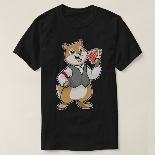 T-shirt Chipmunk at avec cartes (Design devant)