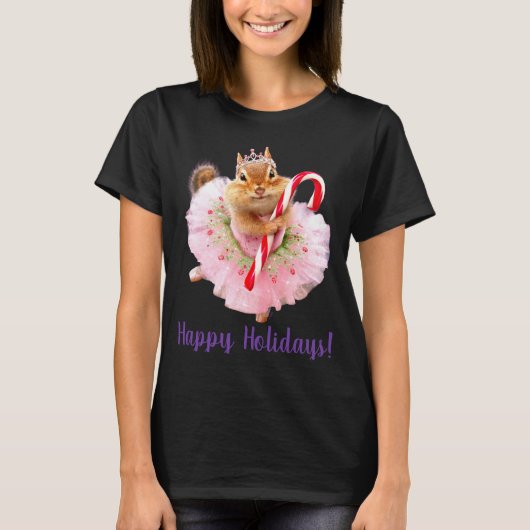 T-shirt Chipmunk Plum Fairy (Devant)