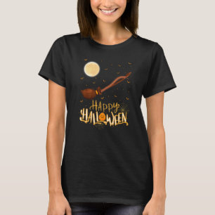 T-shirt Chipmunk Ride Witch Shotgun Chipmunk Halloween