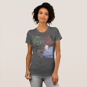 T-shirt Chipmunk Sur Une Tranche D'Arbre (Devant entier)