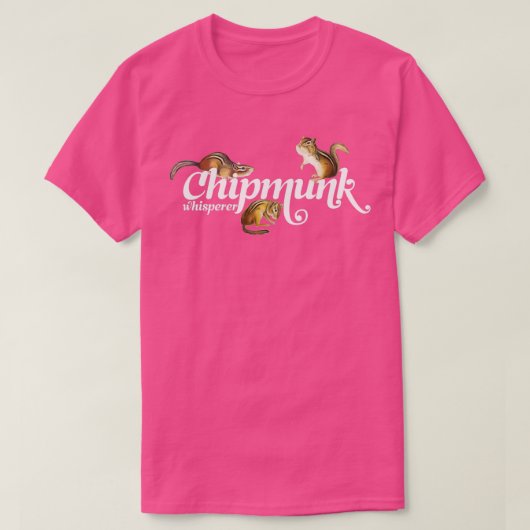 T-shirt Chipmunk Whisperer J'aime Chipmunks Cute Chipmunk (Design devant)