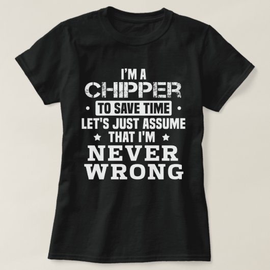 T-shirt Chipper (Design devant)