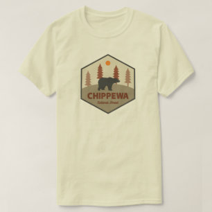T-shirt Chippewa Forêt nationale Ours du Minnesota