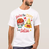 T-shirt Chips and Salsa Cute Snack Illustration (Devant)
