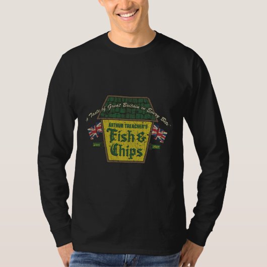 T-shirt Chips d’amp de poisson de Treader 1969 (Devant)