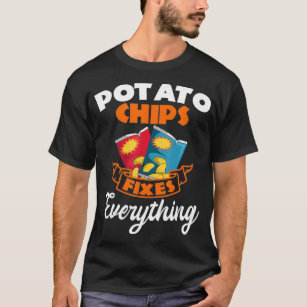 T-shirt Chips de pomme de terre - Tout Crise caséophile 
