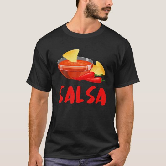 T-shirt Chips de salsa Halloween Couples Costume Correspon (Devant)