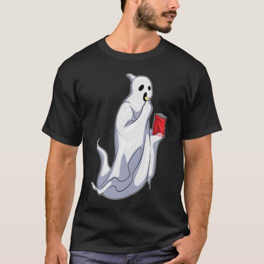 T-shirt Chips d'Halloween fantômes (Devant)