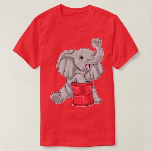 T-shirt Chips éléphants (Design devant)