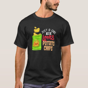 T-shirt Chips Snacks Snack accident Chips de pommes de ter