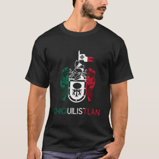 T-shirt Chiquilistlan Jalisco État du Mexique Écu Aigle