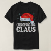 T-shirt Chiropracteur Santa Claus Noël Funny Matching  (Design devant)