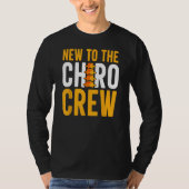 T-shirt Chiropractic Chiro Crew Chiropractor Assistant Gra (Devant)
