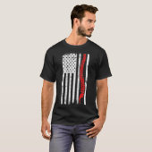 T-shirt Chiropractor American Flag Chiropractic Gift (Devant entier)
