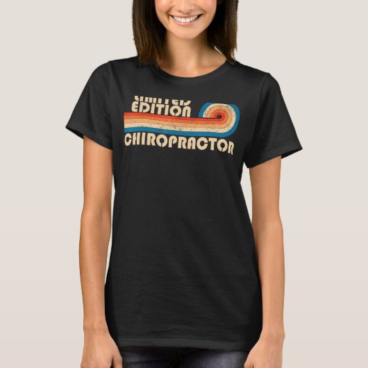 T-shirt CHIROPRACTOR Funny Titre du travail Profession Ann (Devant)