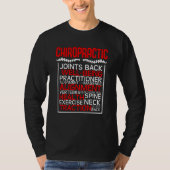 T-shirt Chiropractor Joints Back Complementary Medicine Ch (Devant)