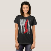 T-shirt chiropractors USA Flag spines for chiropractic  1 (Devant entier)