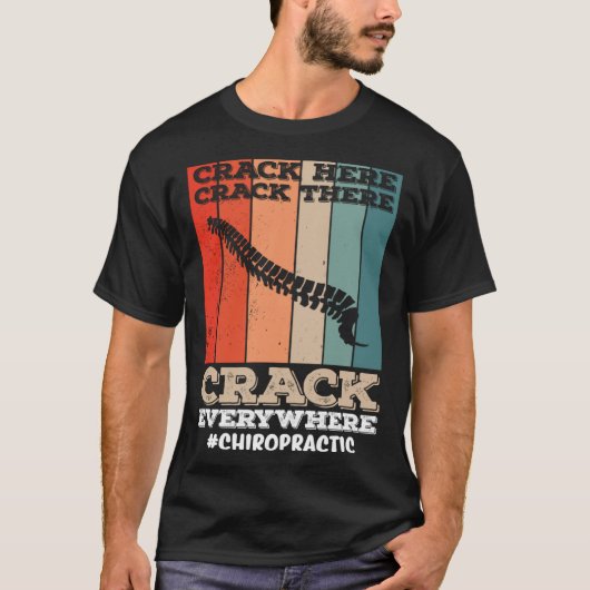 T-shirt chiropraticien ajustement vertébral ChiroPRACTICAL (Devant)