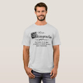 T-shirt Chiropraticien médiéval (Devant entier)