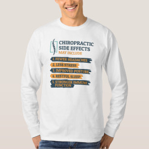 T-shirt Chiropratique Effets secondaires Funny Chiropracto