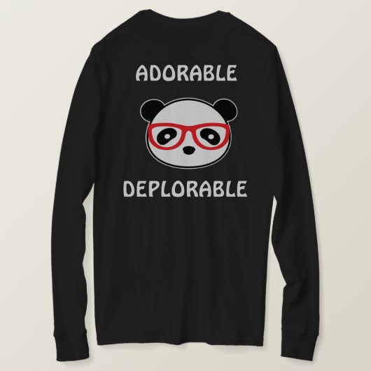 T-shirt Chirot Panda Déplorable - Adorable Leon Déplorable (Design dos)