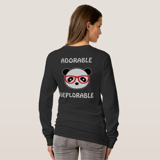 T-shirt Chirot Panda Déplorable - Adorable Leon Déplorable (Dos entier)