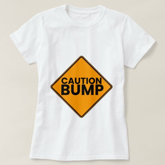 T-shirt Chirt de maternité de choc (Design devant)