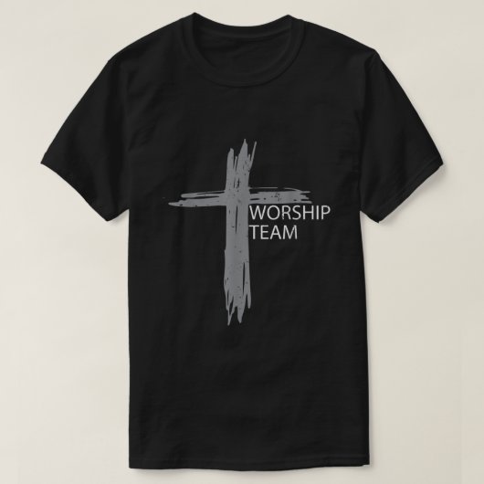 T-shirt Chirt d'équipe de culte pour le choeur de l'église (Design devant)