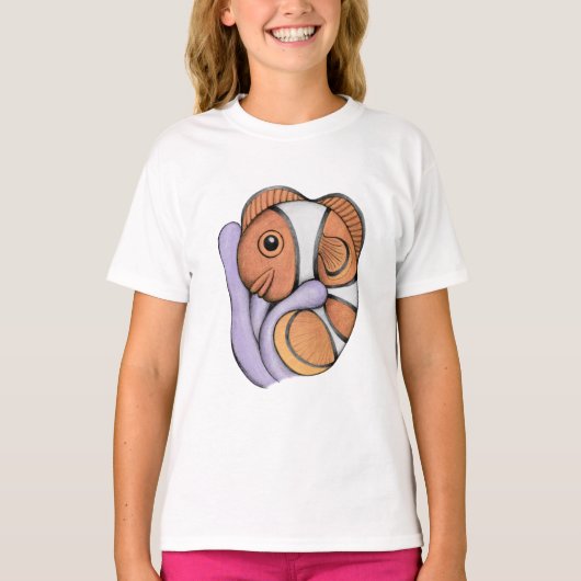T-shirt Chirte Bébé Clownfish (Devant)