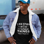 T-shirt Chirte cadeau de travail amusant - Réparez les tru