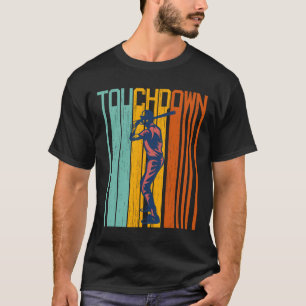 T-shirt Chirte De Football Touchdown Amusante Mixte S