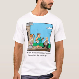 T-shirt Chirte de musique classique amusante