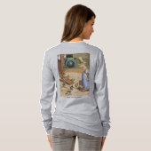 T-shirt Chirurgie à manches longues grises pour femmes (Dos entier)