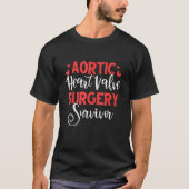 T-shirt Chirurgie cardiaque du patient survivant Chirurgie (Devant)