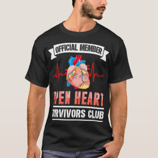 T-shirt Chirurgie cardiaque ouverte Chemise Cadeau Récupér