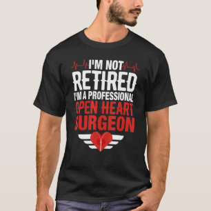 T-shirt Chirurgie cardiaque ouverte Chirurgien Bypass Card