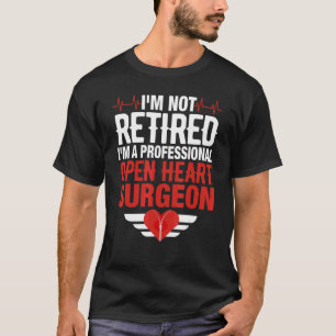 T-shirt Chirurgie cardiaque ouverte Chirurgien Bypass Card